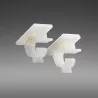 GACR Series - Adjustable cable holder with adhesive base