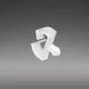 GMWSET Series - Cable holder, Cable saddle, Miniature, With ratchet, Two-prong ratchet