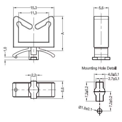 GWS / Soporte de cables - cuarto de vuelta | Gestión de cables | Americom GmbH