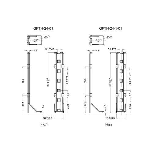 GFTH-24 - Schroefbare bundelbandhouder | Americom GmbH