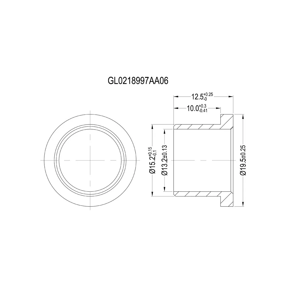 GL021 - Glijlager Kunststof