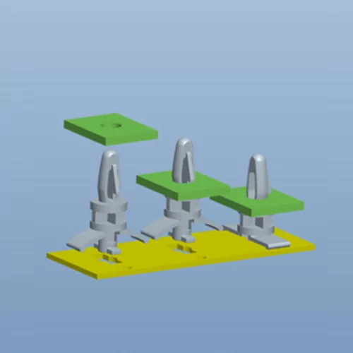 GLCBS-9 - Schnappverschluss-Halterung zum drehen | Americom GmbH