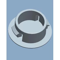 Gewölbte Blindstopfen