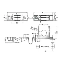 Cable Clamps - Hinged Locking